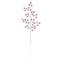 Melrose Glittered Jeweled Artificial Christmas Sprays - 29.25" - Purple - Set of 2